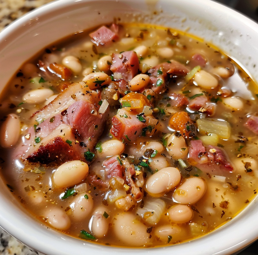 White Bean and Ham Hock Soup